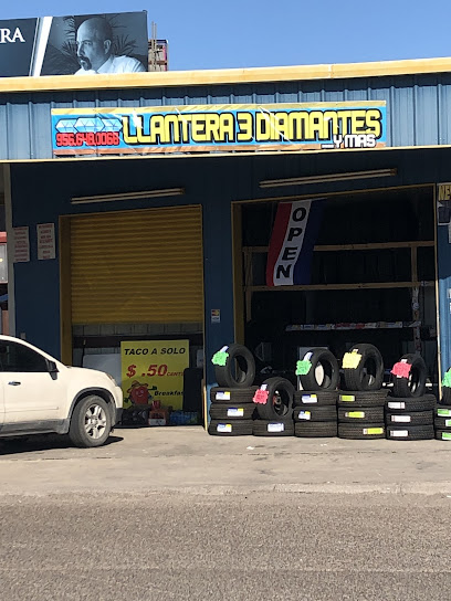 Llantera 3 diamantes